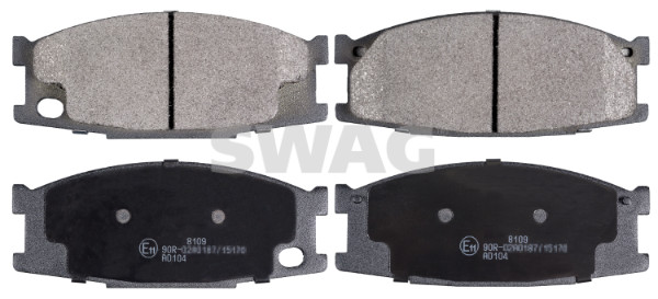 set placute frana,frana disc 33 10 5147 SWAG